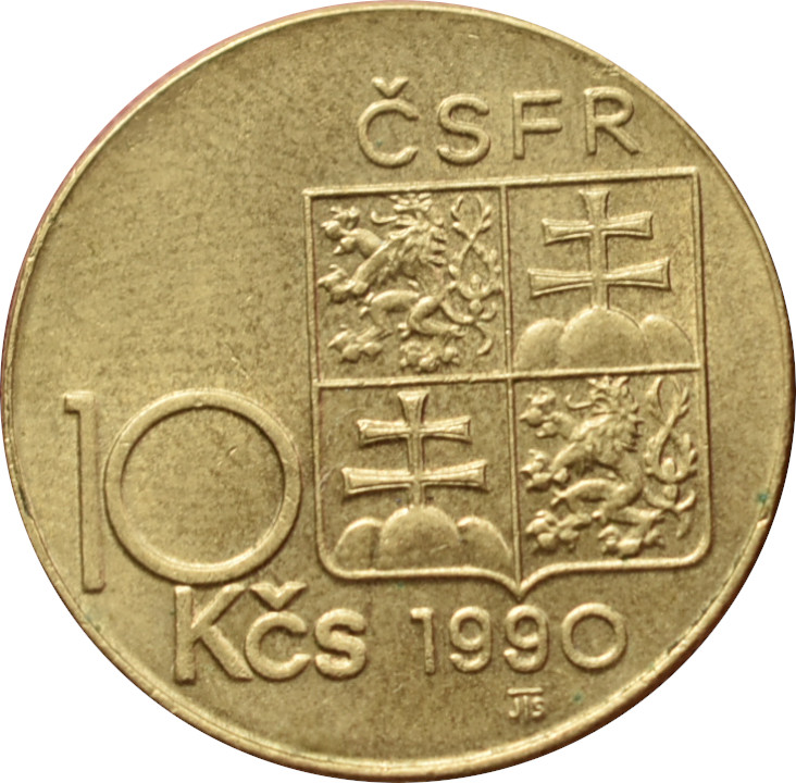 ČSFR 10 Kčs 1990 M.R