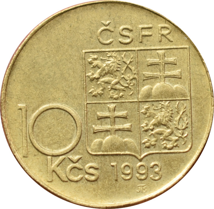 ČSFR 10 Kčs 1993 M.R