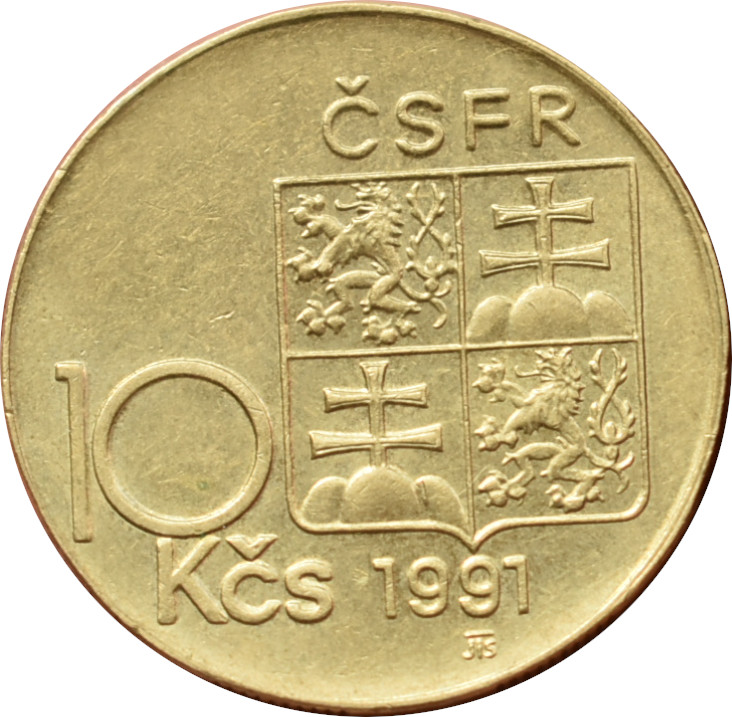 ČSFR 10 Kčs 1991