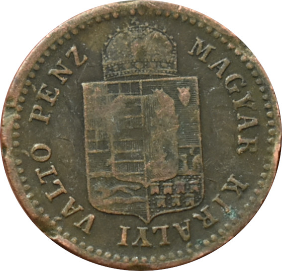 F.J. 1 Krajcár 1882 K.B