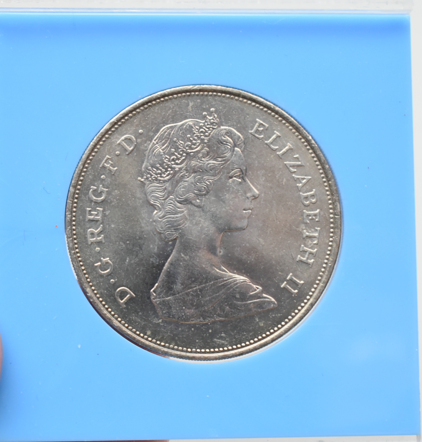 Anglicko 25 Pence 1980