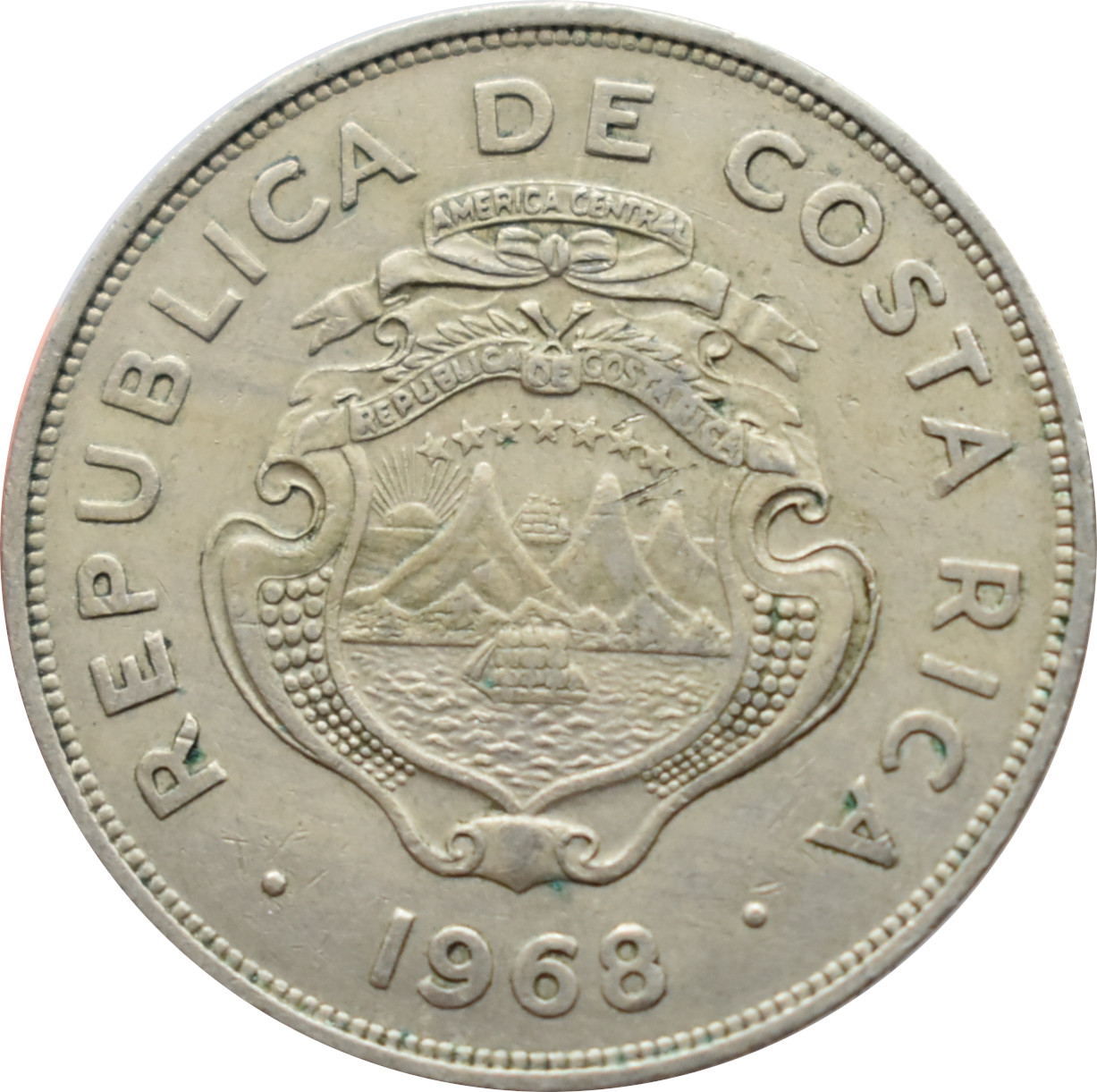 Kostarika 2 Colones 1968