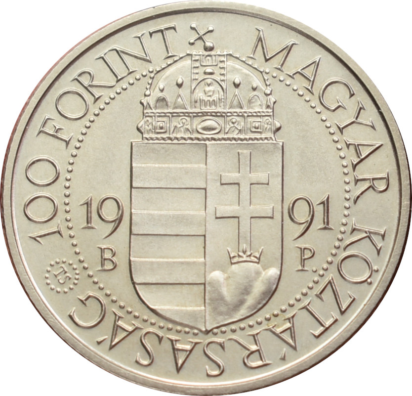 Maďarsko 100 Forint 1991 B.P.