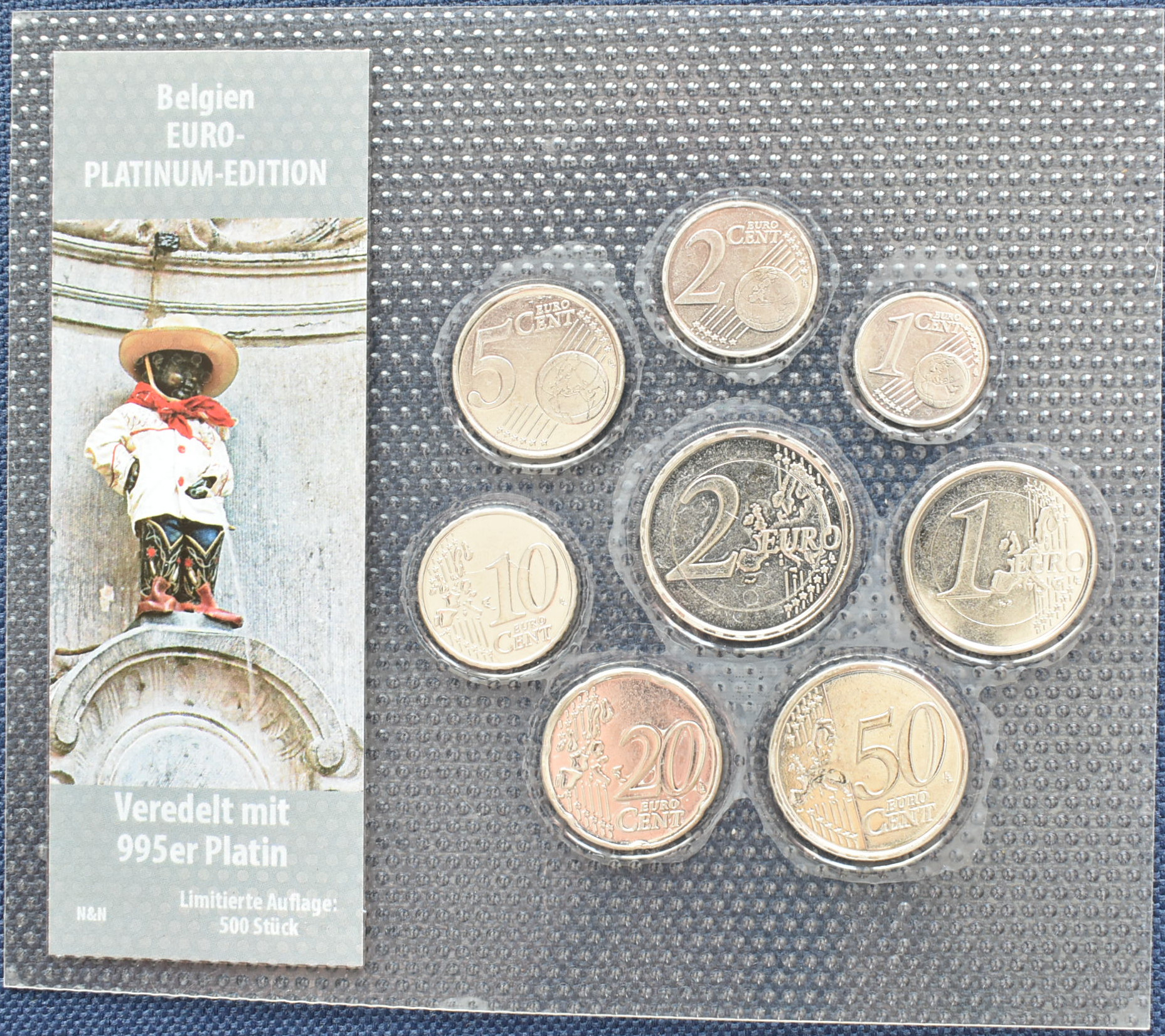 Belgicko sada euromincí 2002