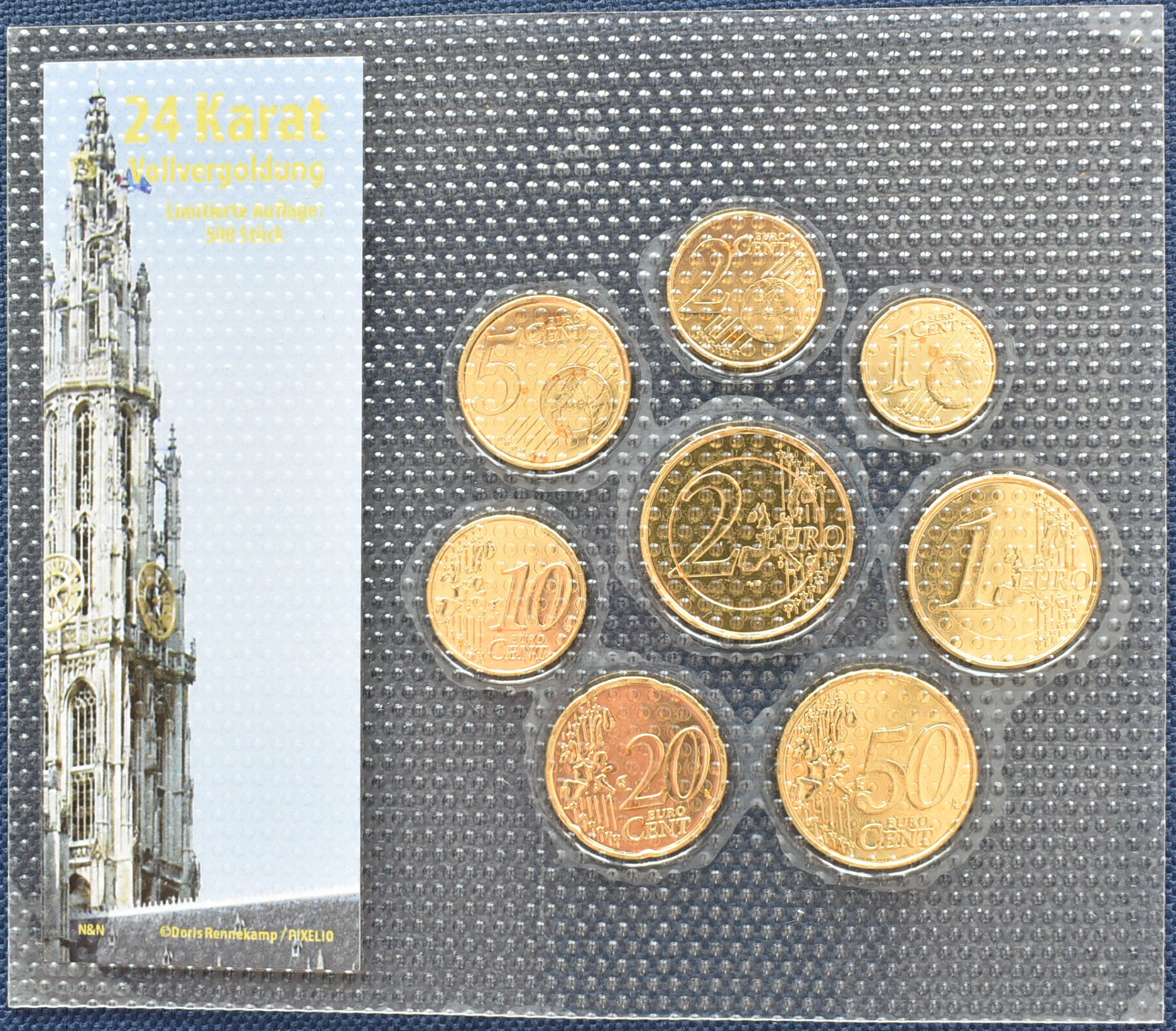 Belgicko sada euromincí 2002