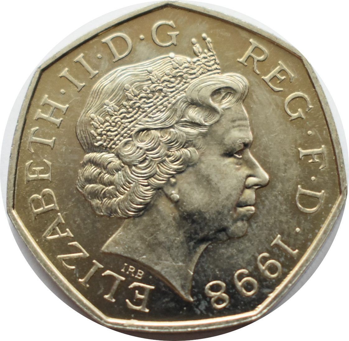 Anglicko 50 Pence 1998