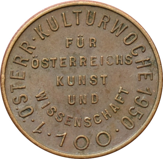 Rakúsko Goldener Groschen 1950