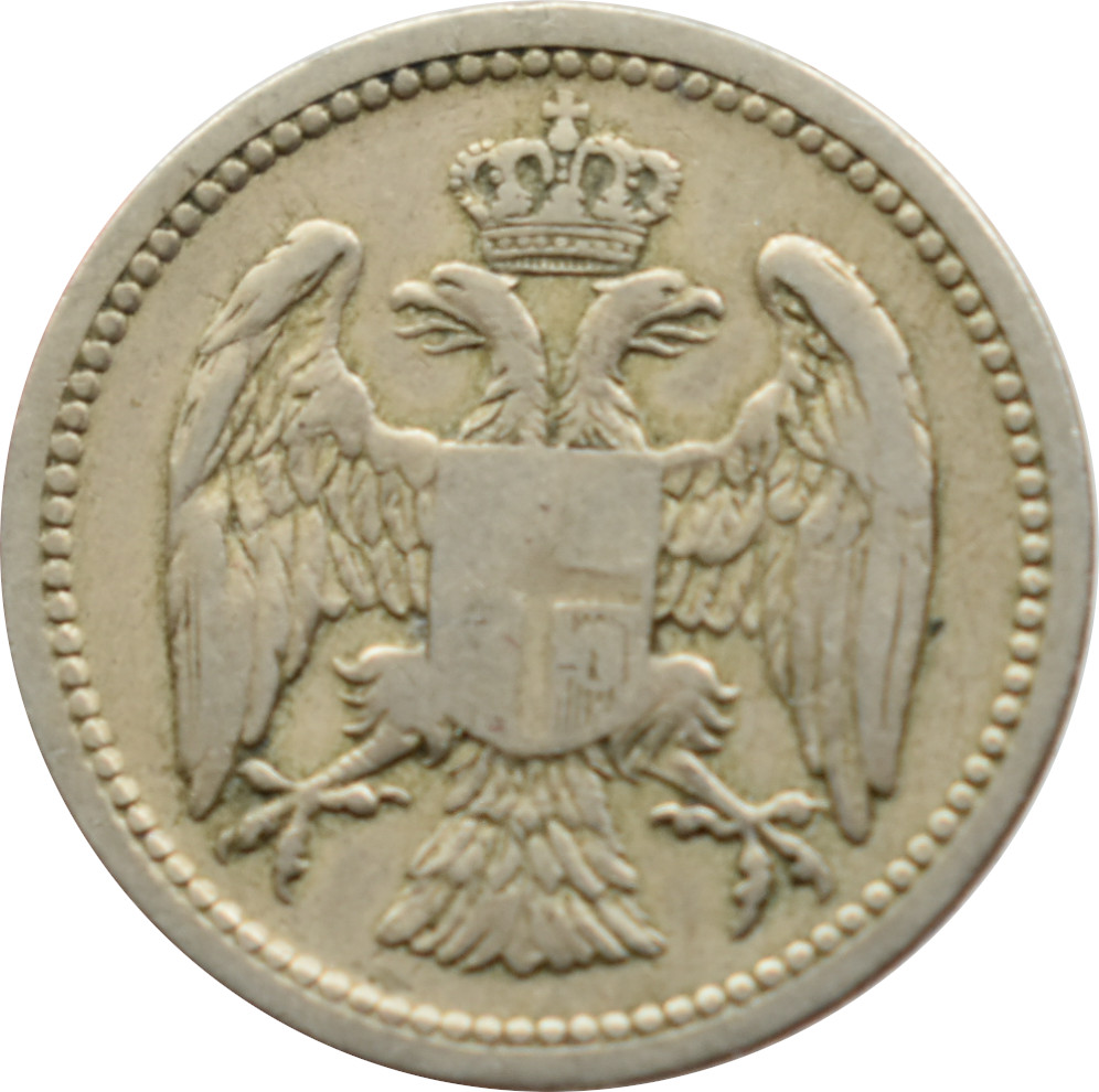 Srbsko 10 Para 1883