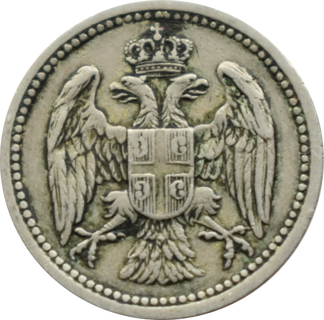 Srbsko 10 Para 1884 H