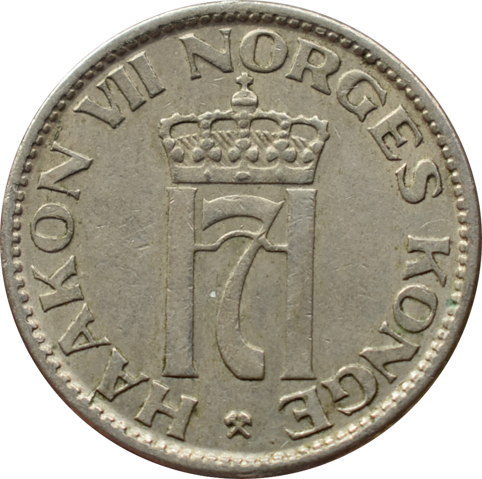 Nórsko 50 Ore 1956