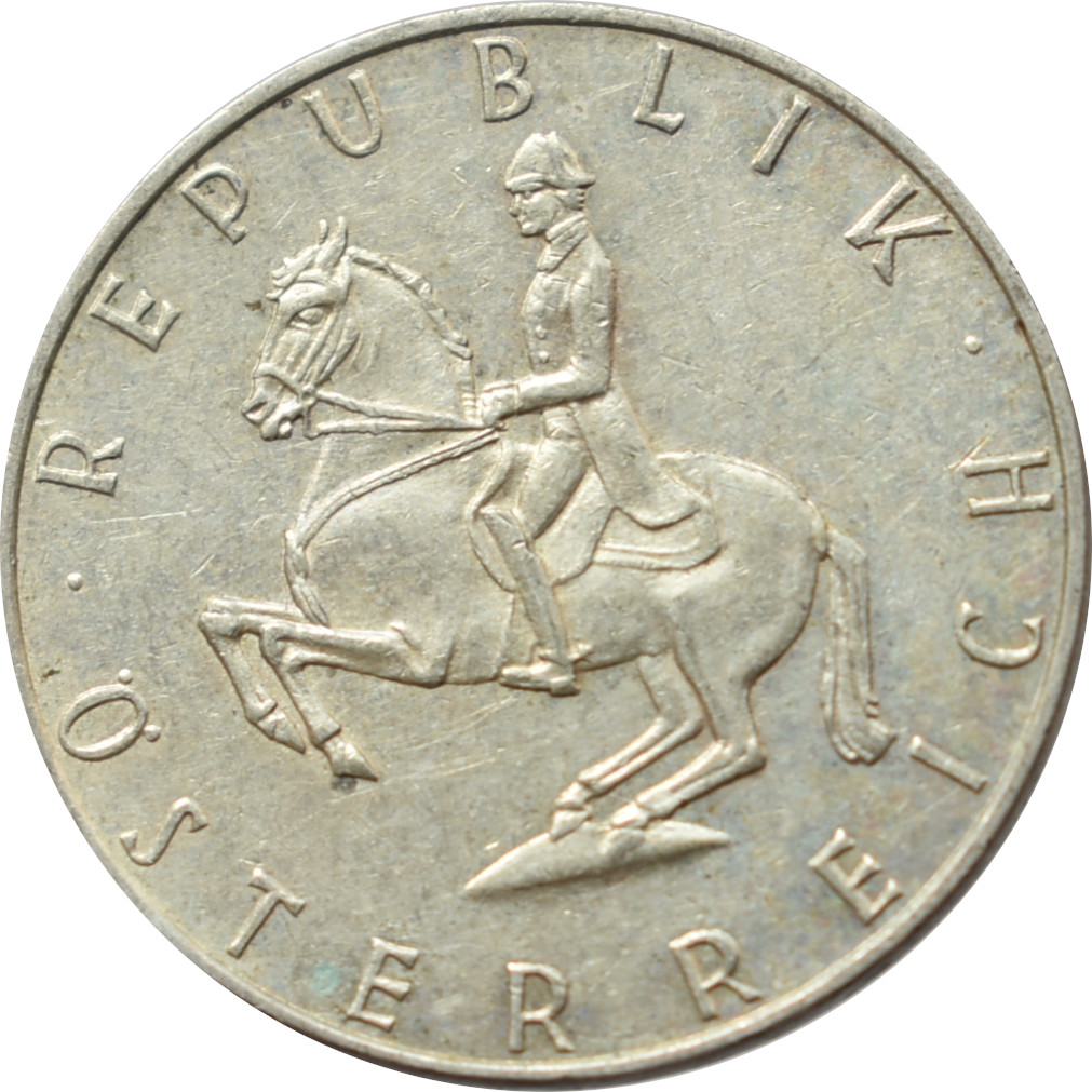Rakúsko 5 Schilling 1966