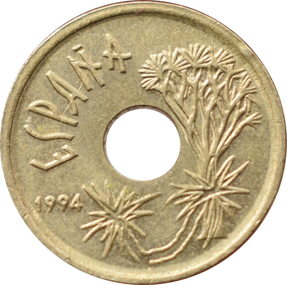 Španielsko 25 Pesetas 1994
