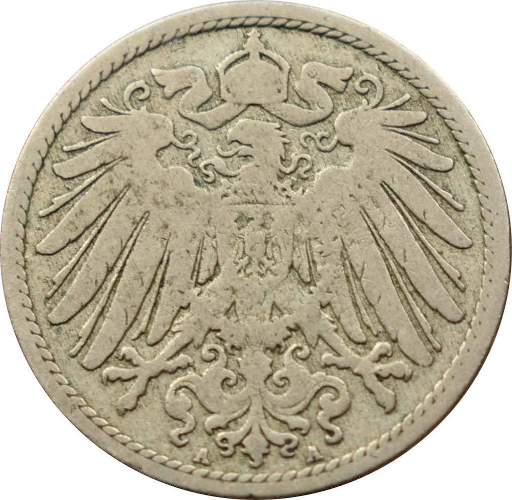 Nemecko - Nemecká ríša 10 Pfennig 1890 A