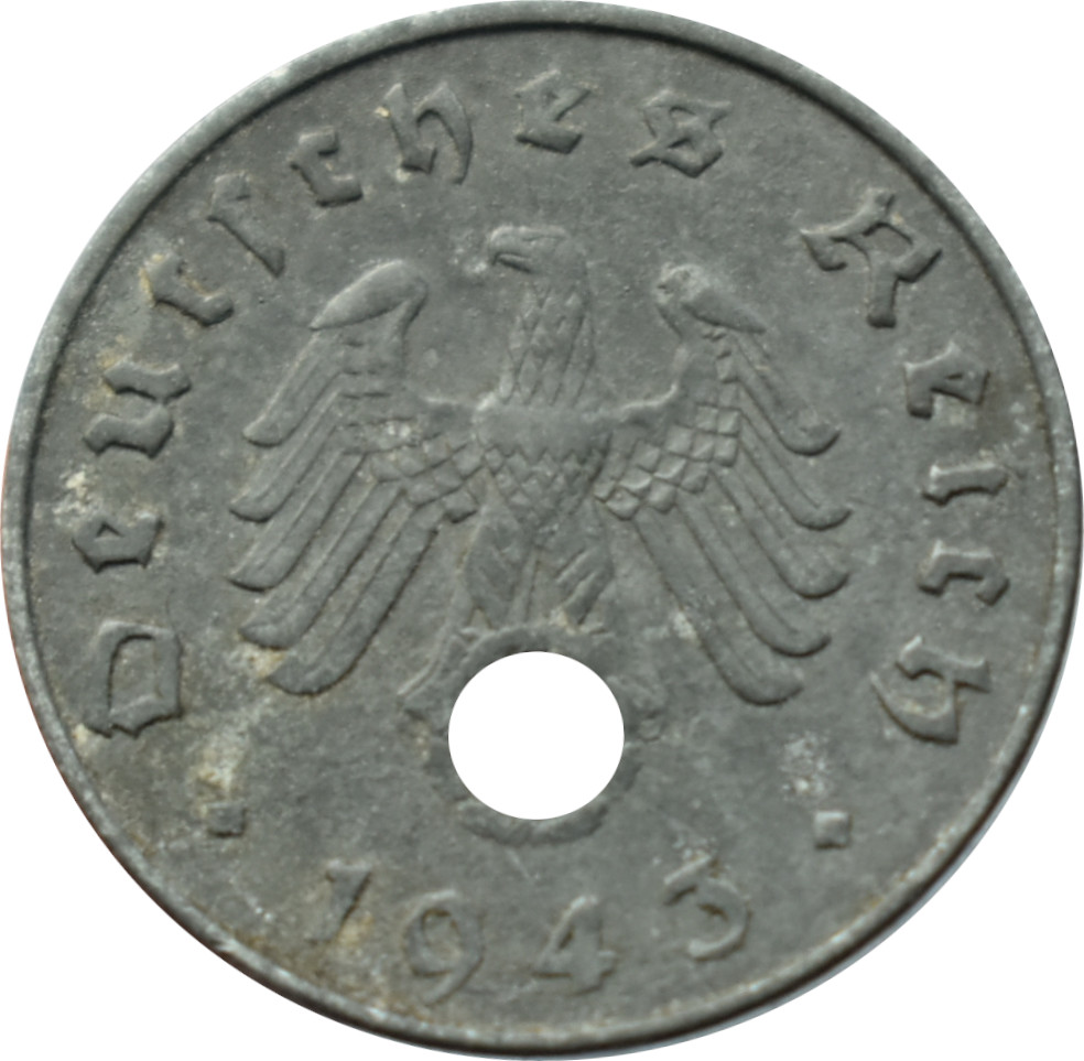 Nemecko - Tretia ríša 10 Reichspfennig 1943 A