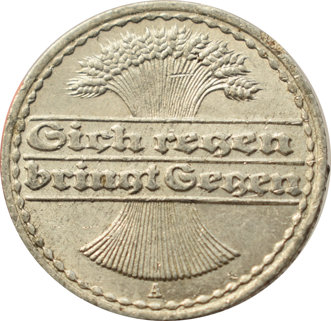 Nemecko - Weimarská republika 50 Pfennig 1922 A