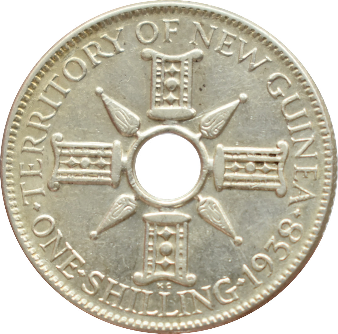 Nová Guinea 1 Šiling 1938