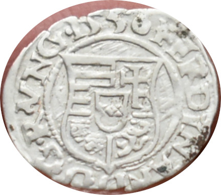 Ferdinand I. 1556 K.B. Denár
