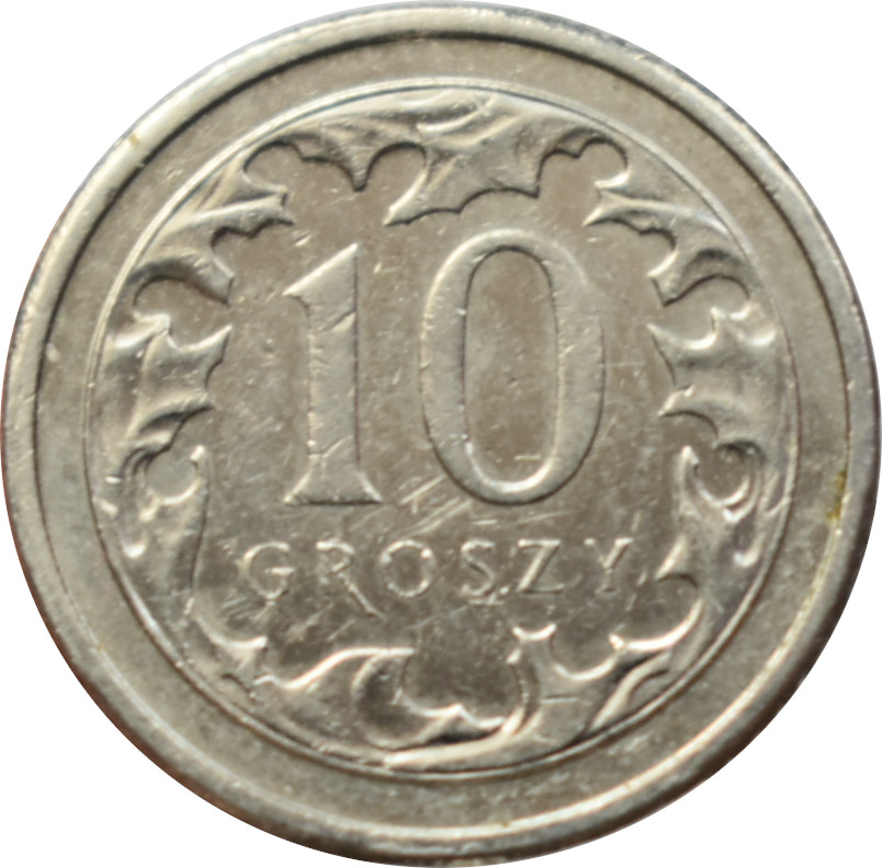 Poľsko 10 Groszy 2015