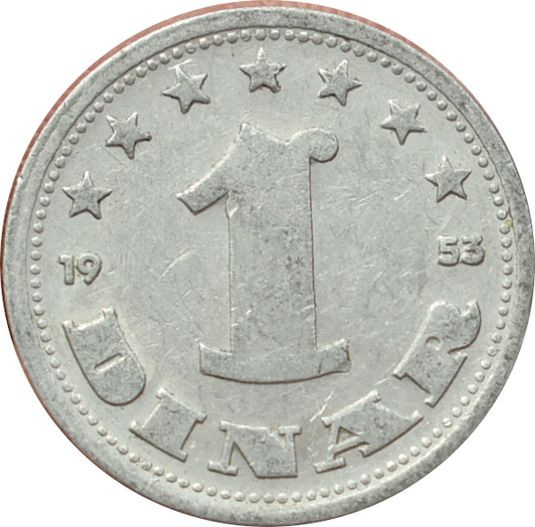 Juhoslávia 1 Dinar 1953