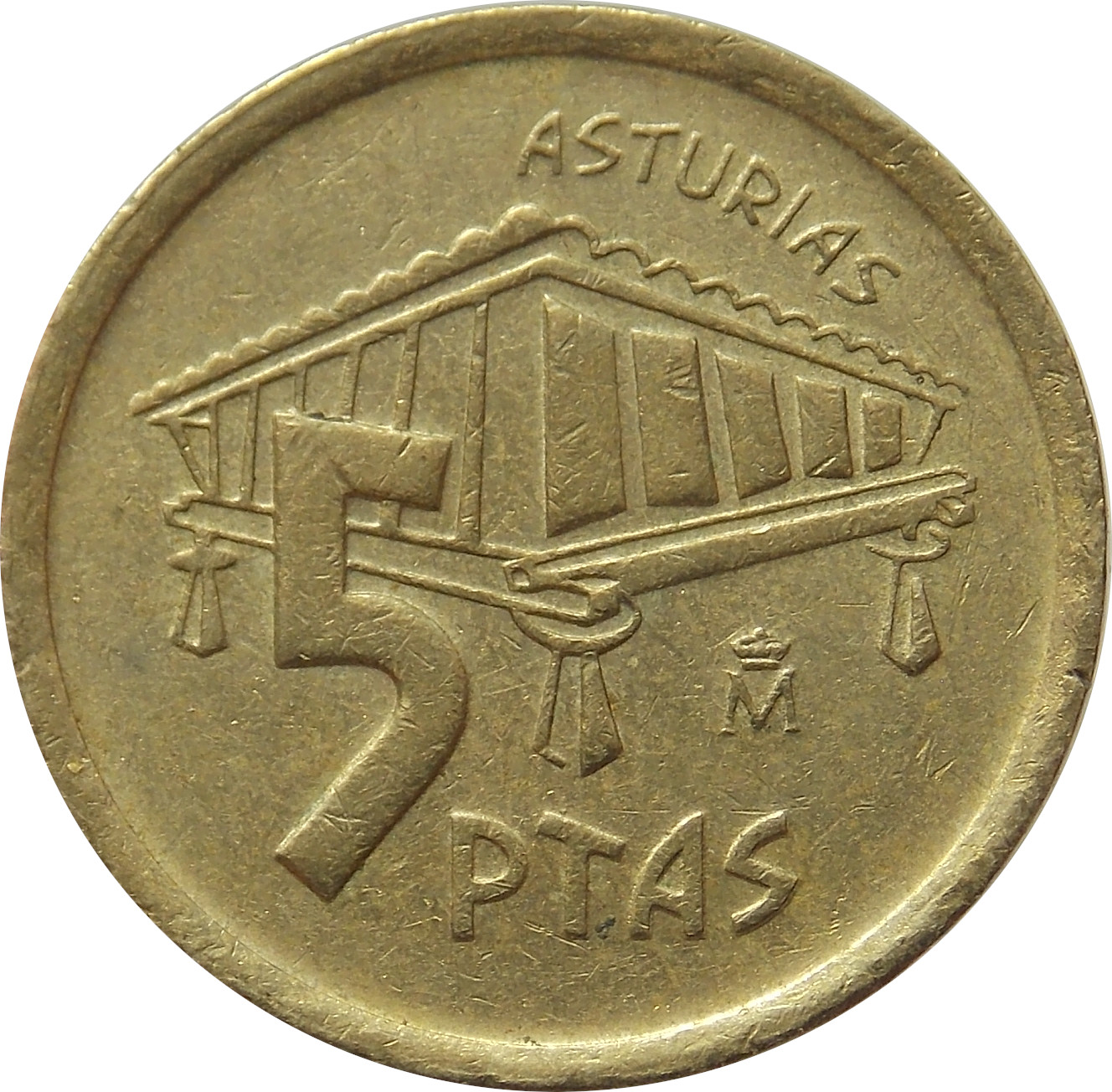 Španielsko 5 Pesetas 1995