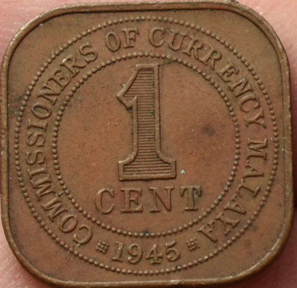 Malaya 1 Cent 1945