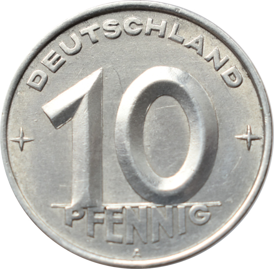 DDR 10 Pfennig 1953 A