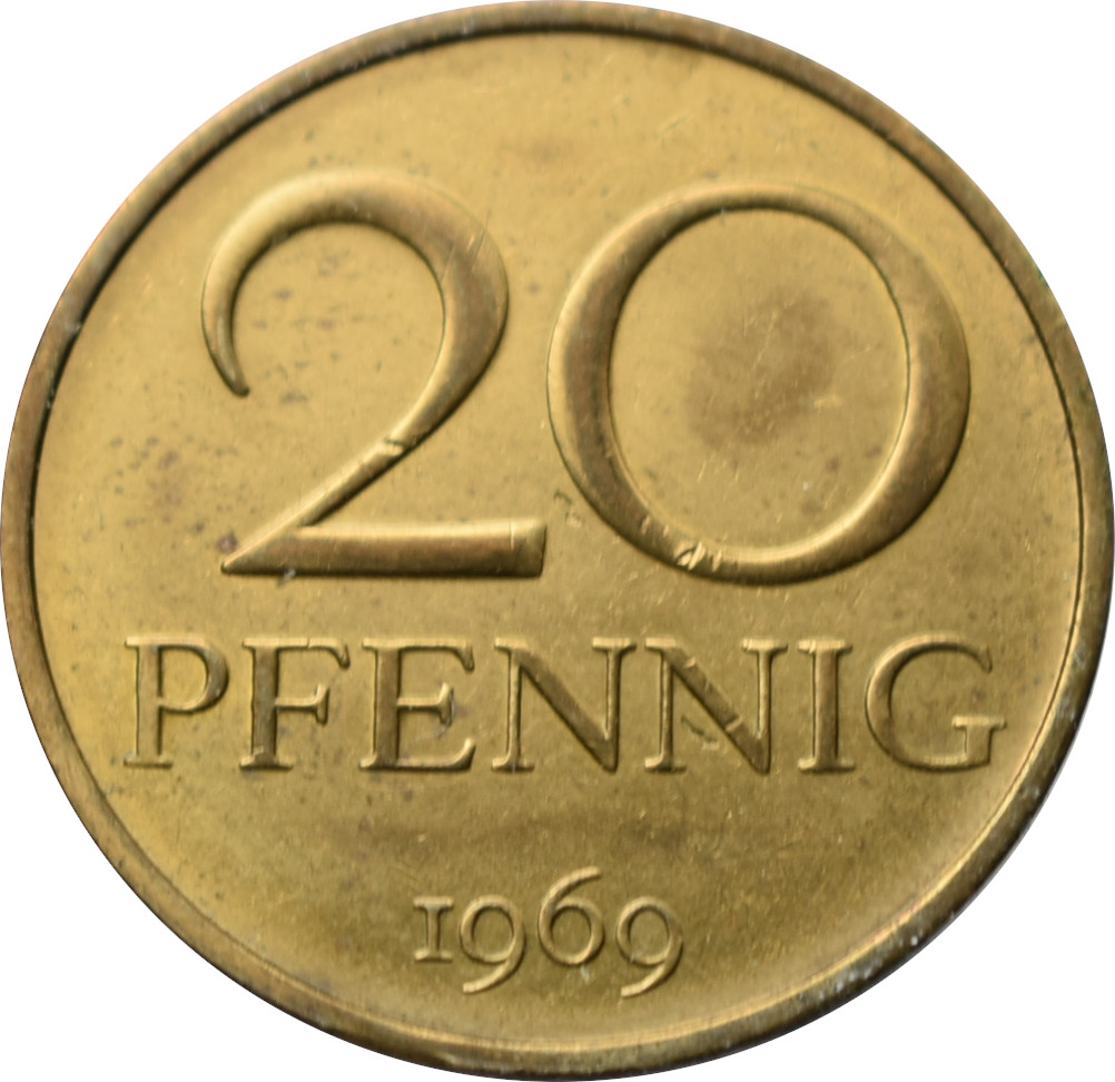 DDR 20 Pfennig 1969
