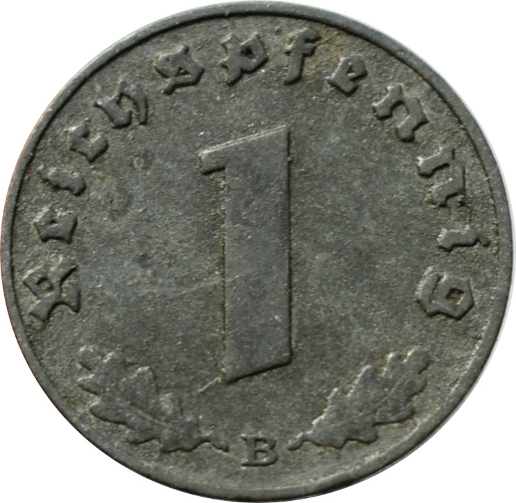 Nemecko - Tretia ríša 1 Reichspfennig 1941 B