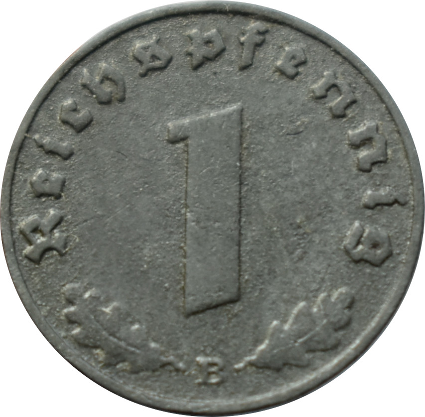 Nemecko - Tretia ríša 1 Reichspfennig 1942 B
