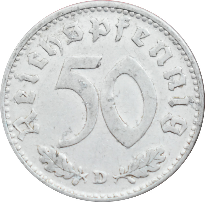 Nemecko - Tretia ríša 50 Reichspfennig 1935 D