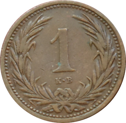 F.J. 1 Fillér 1894 K.B.