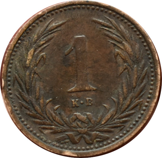 F.J. 1 Fillér 1895 K.B.
