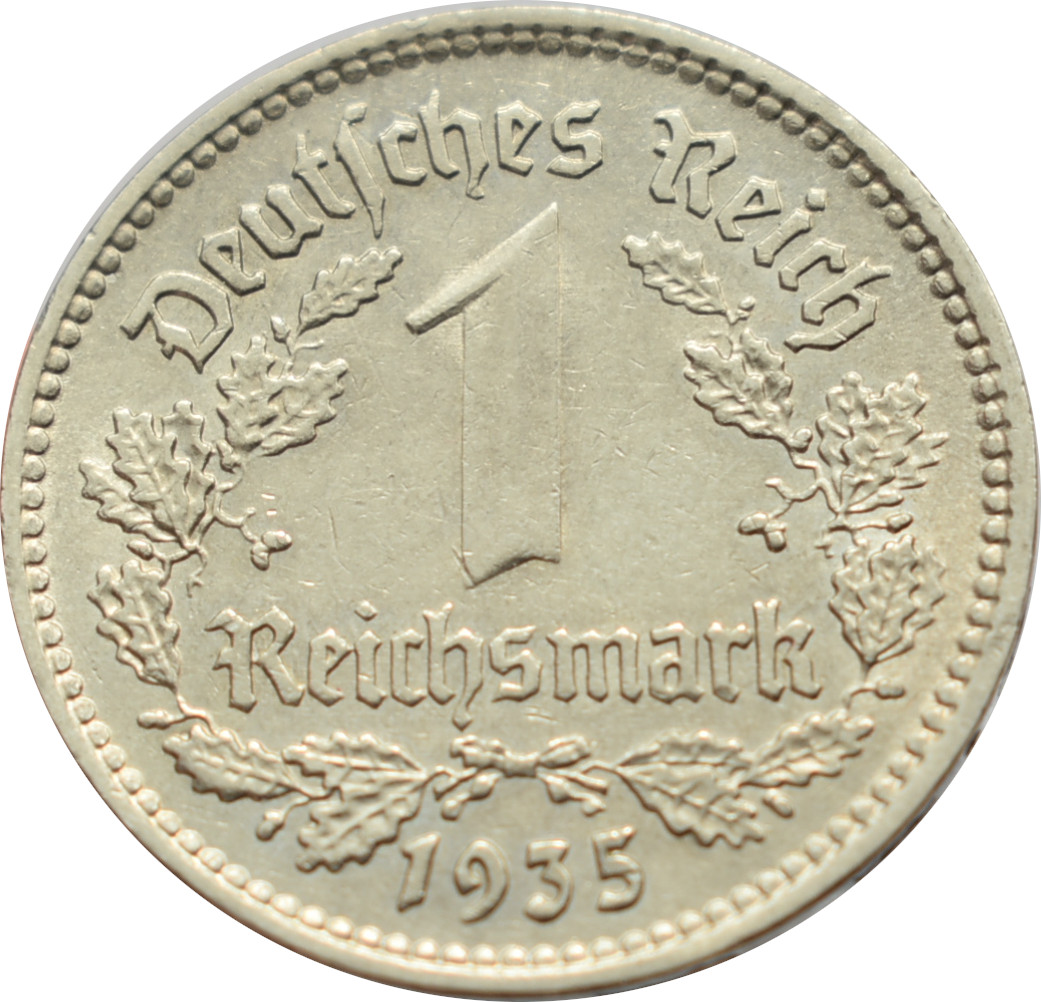 Nemecko - Tretia ríša 1 Reichsmark 1935 A