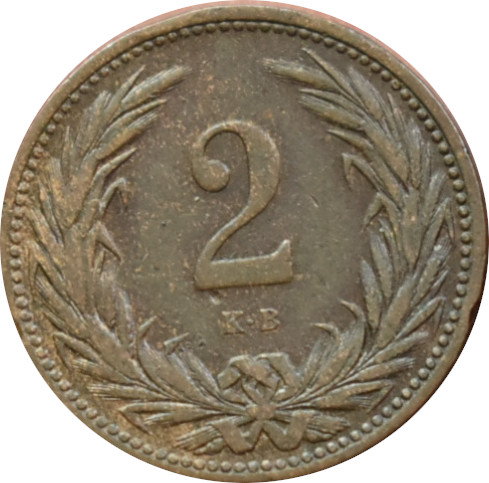 F.J. 2 Fillér 1907 K.B.