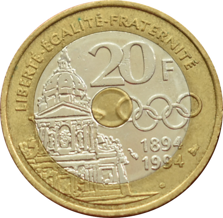 Francúzsko 20 Francs 1994