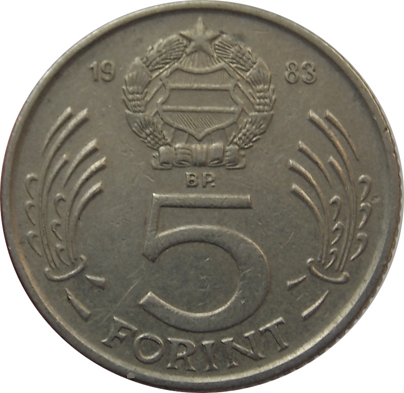 Maďarsko 5 Forint 1983