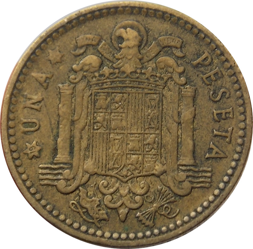Španielsko 1 Peseta 1963