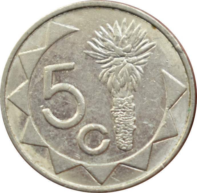 Namíbia 5 Cents 2002
