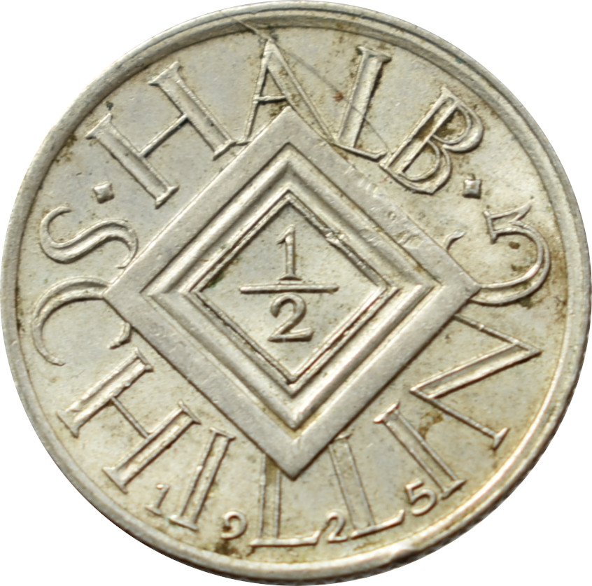 Rakúsko 1/2 Schilling 1925