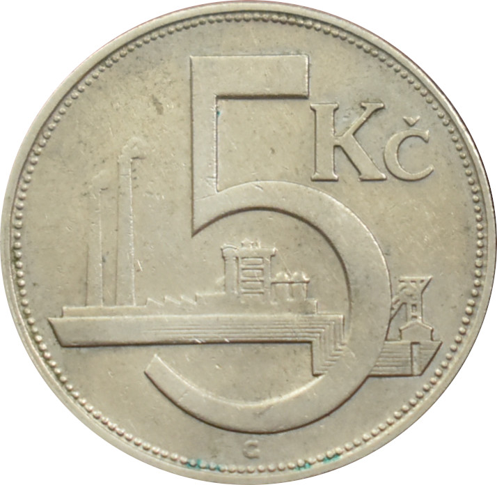 ČSR 5 Kčs 1926