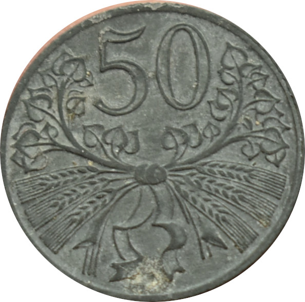 Protektorát 50 Halier 1941