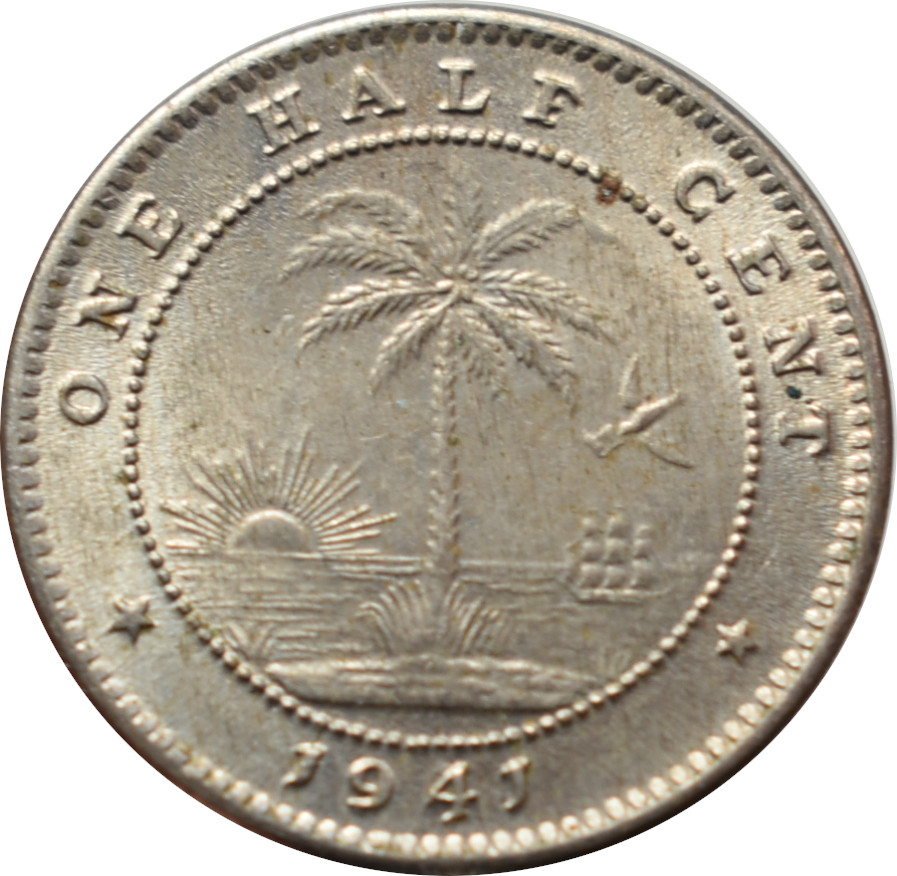Libéria 1/2 Cent 1941