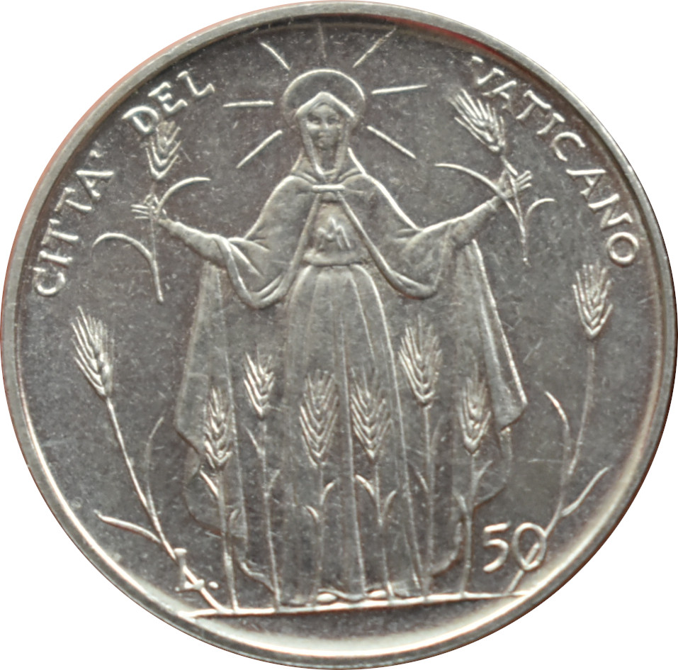 Vatikán 50 Lira 1968