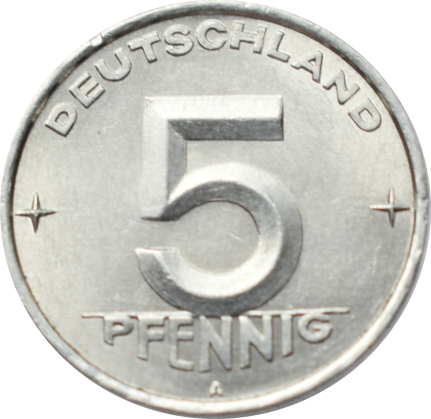 DDR 5 Pfennig 1953 A