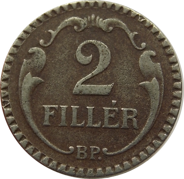 Maďarsko 2 Fillér 1940 