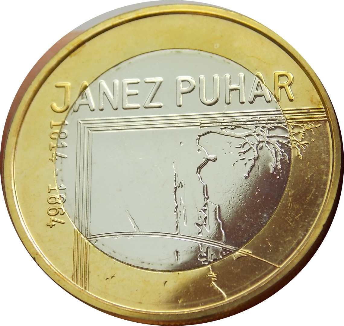 Slovinsko 3 Euro 2014
