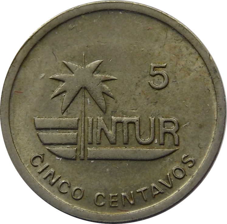 Kuba 5 Centavos 1989 INTUR