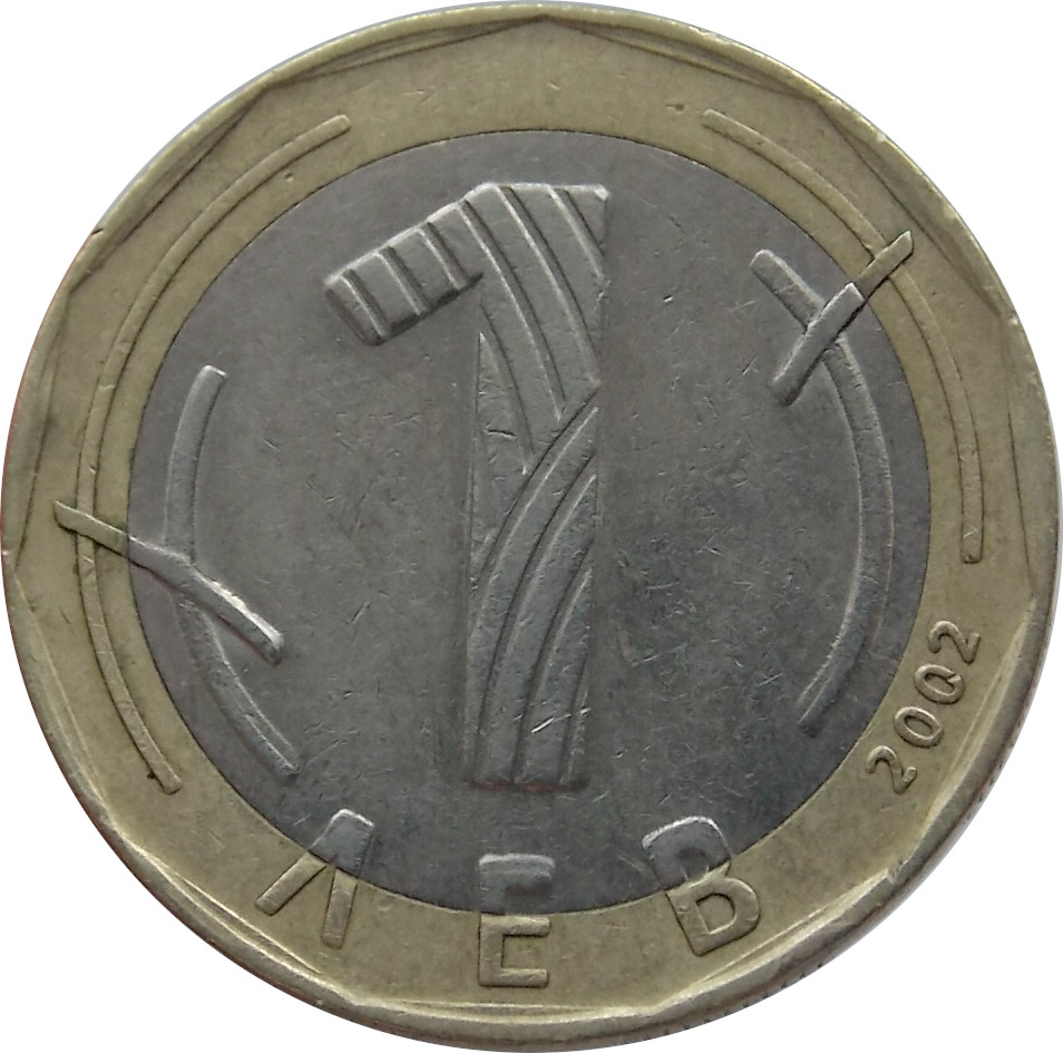 Bulharsko 1 Lev 2002