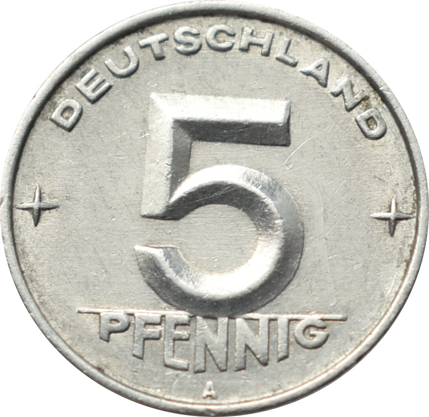 DDR 5 Pfennig 1952 A