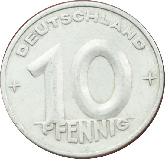 DDR 10 Pfennig 1950 A